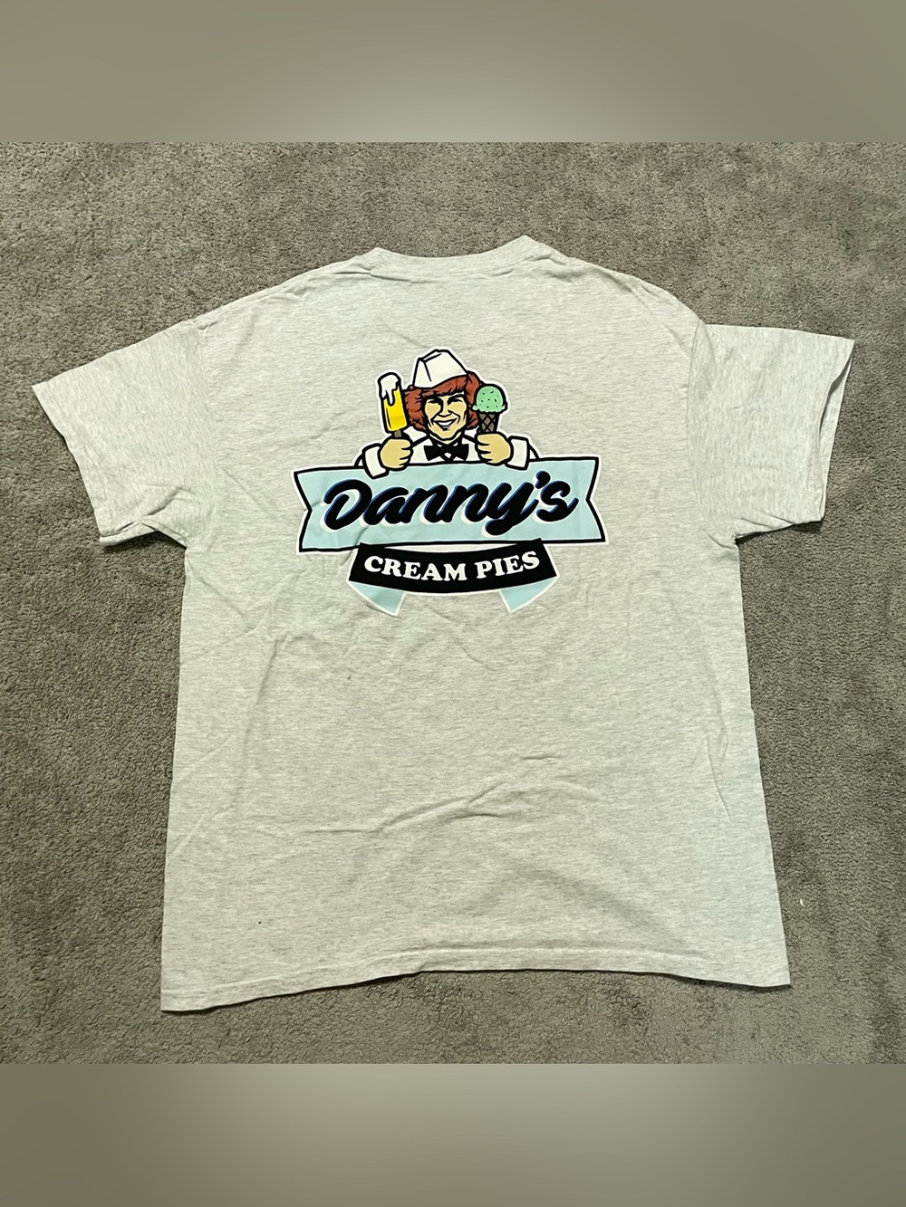 Danny Duncan 69 Danny’s Cream Pies Graphic T Shirt Mens L Gray